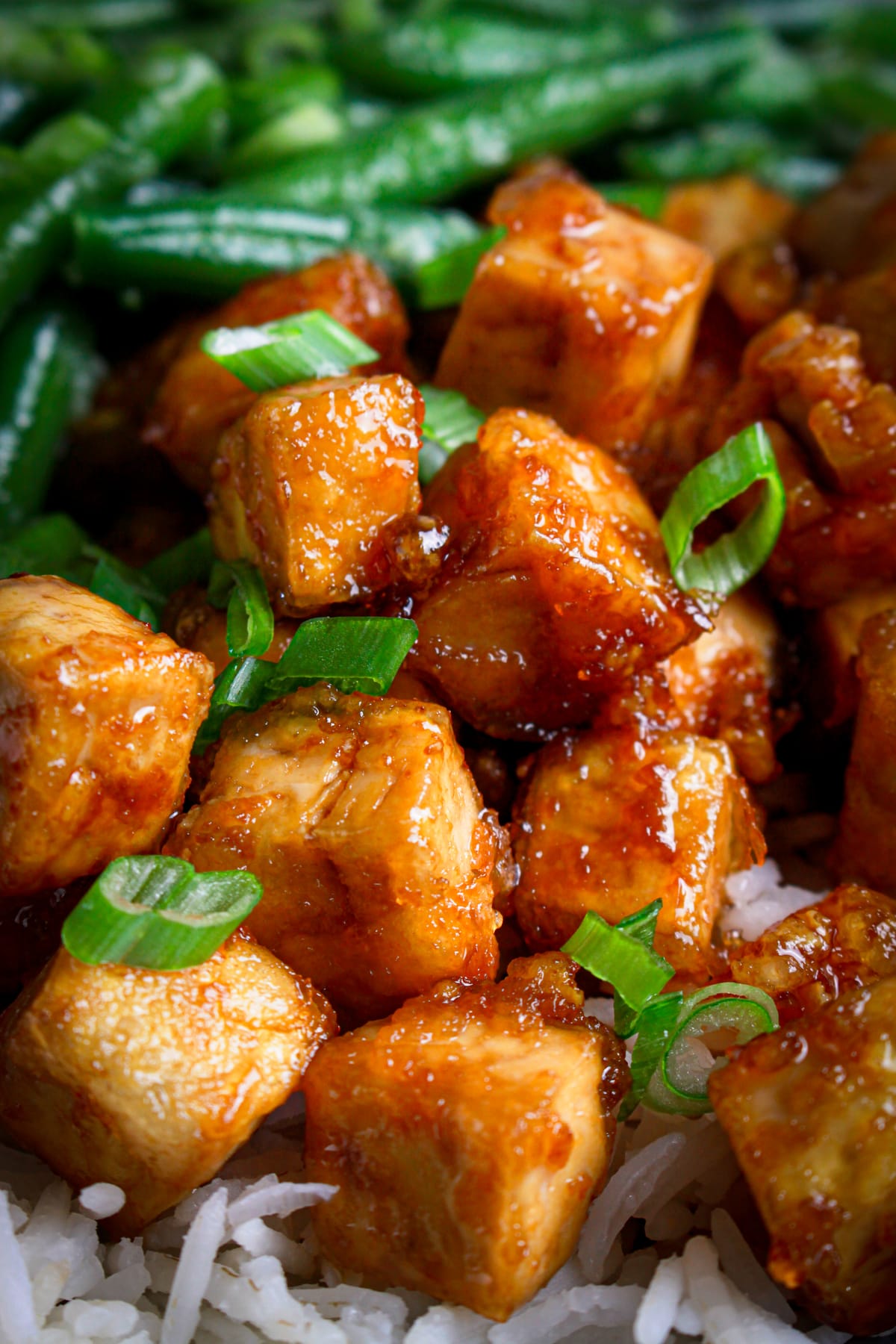 Crispy Maple Soy Tofu