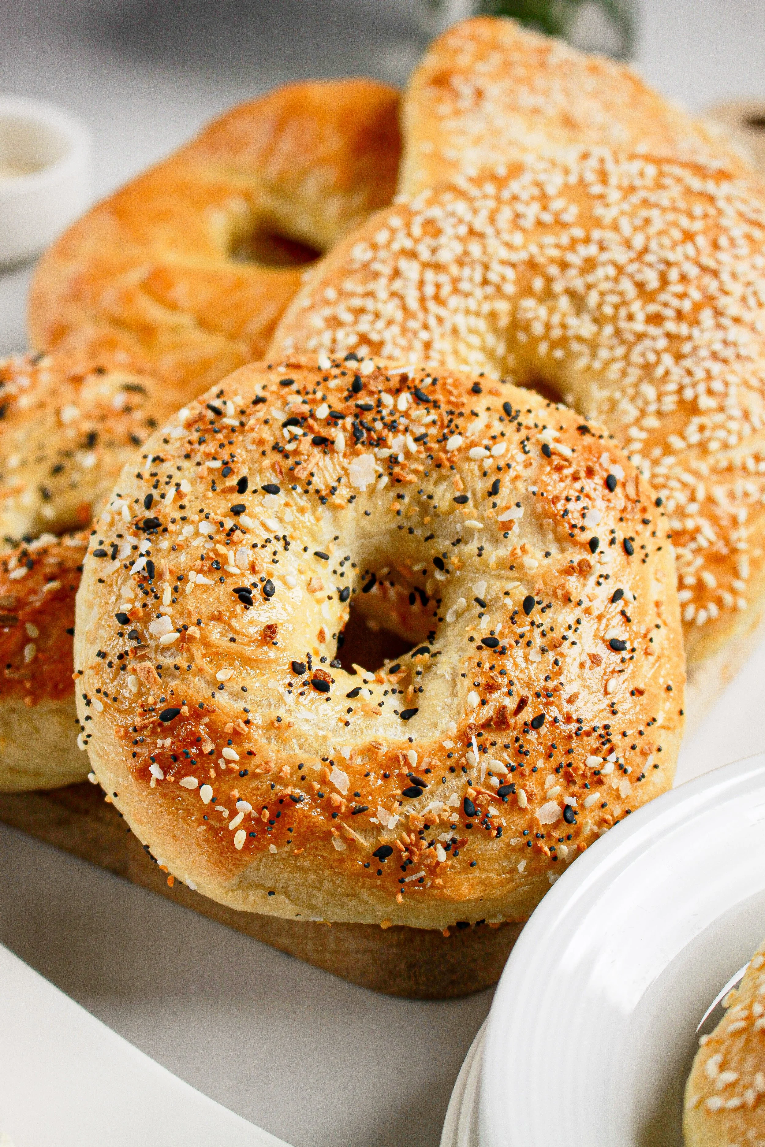 Flagels - flat bagels