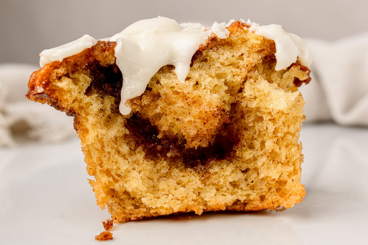 Bakery-Style Cinnamon Roll Muffins (Dairy-Free & Egg-Free)