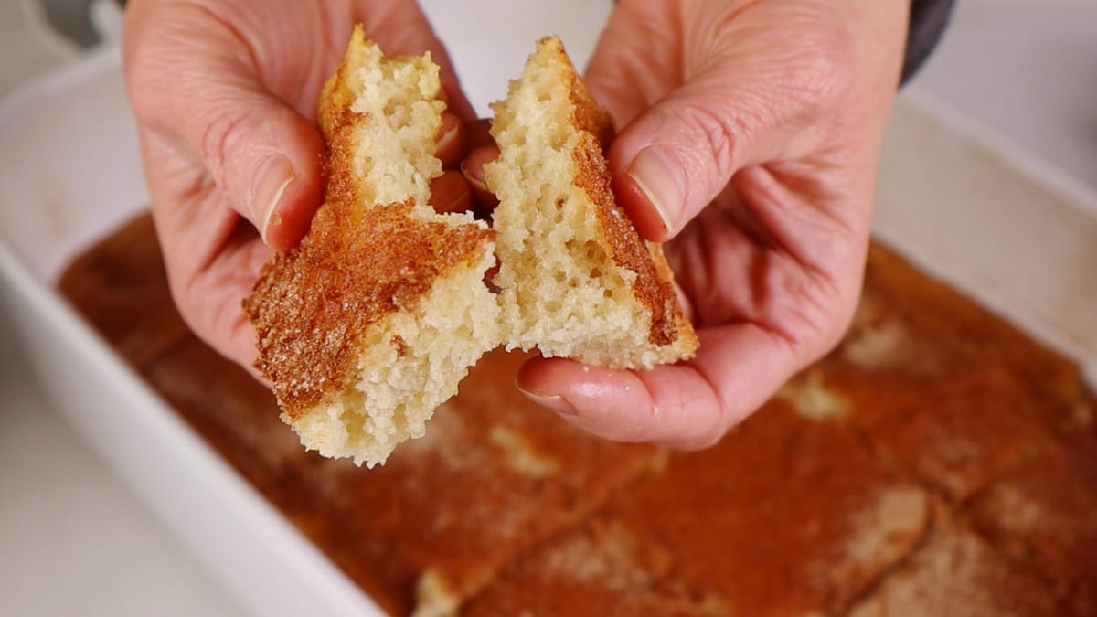Cinnamon Sugar Sheet Pan Bars