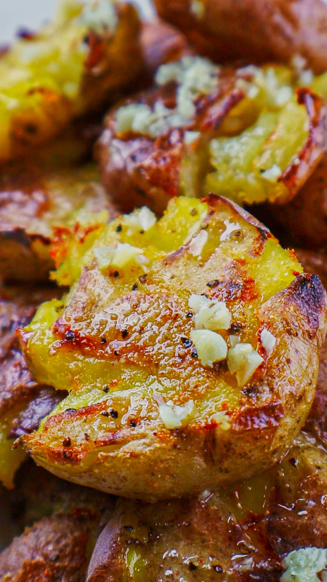 Crispy Smash Potatoes