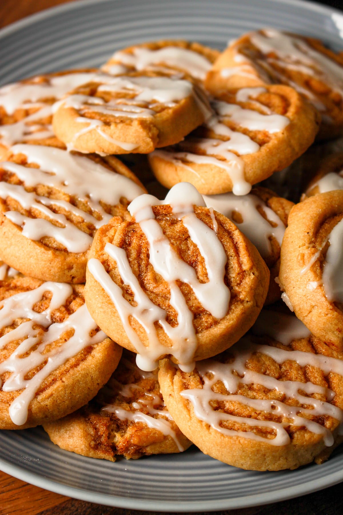 Vegan Cinnamon Roll Cookies (Egg-Free, Dairy-Free)
