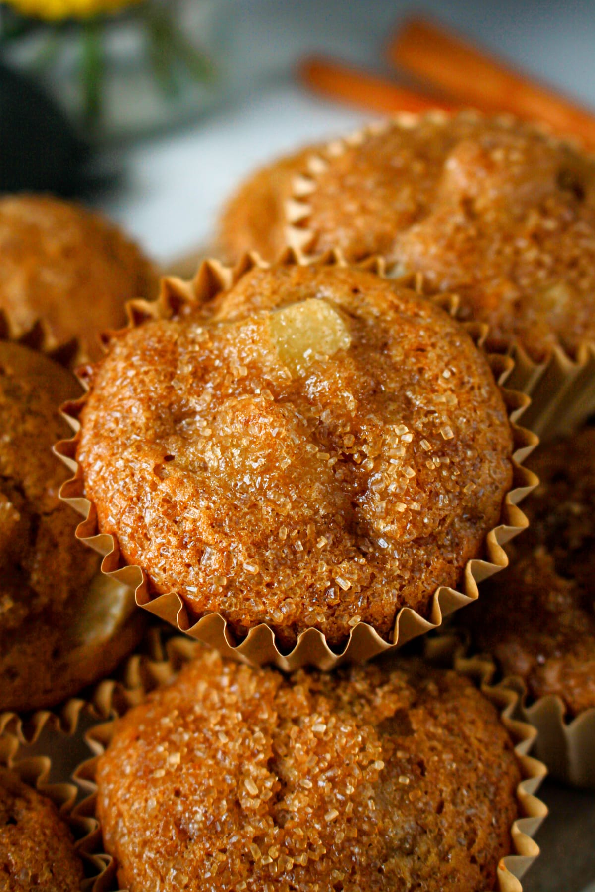Brown Sugar Pear Muffins