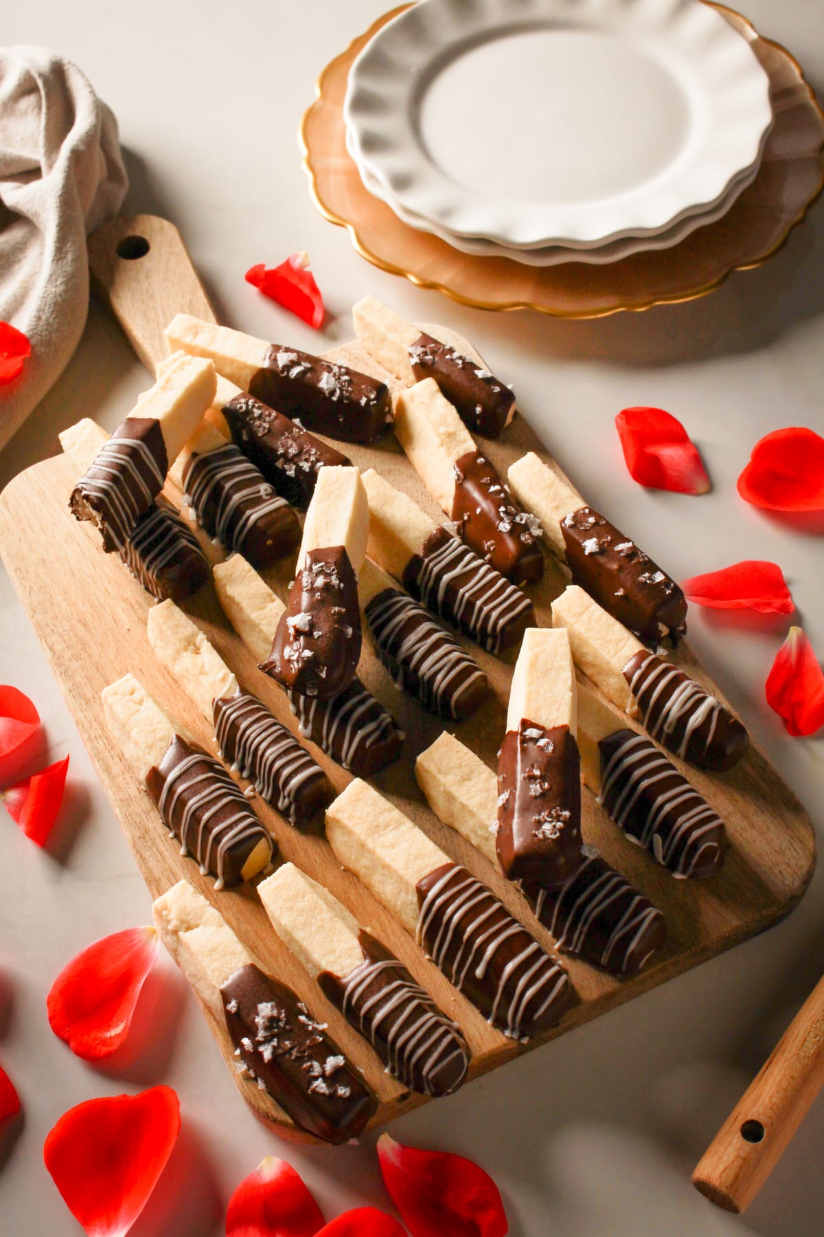 Vegan Shortbread Cookie Sticks