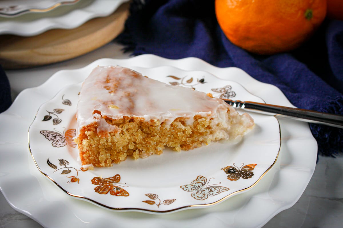 Orange Olive Oil Snack Cake