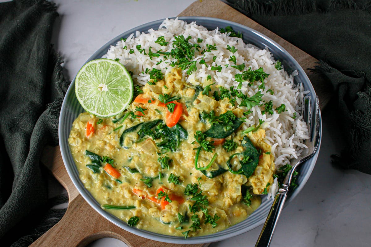 Cozy Coconut Curry Lentils