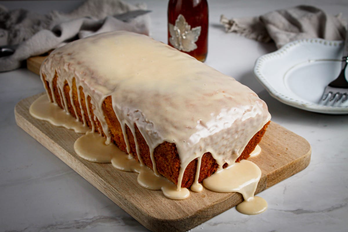 Maple Glazed Snack Loaf