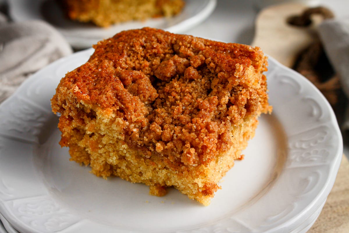 Vanilla Bean Crumb Snack Cake