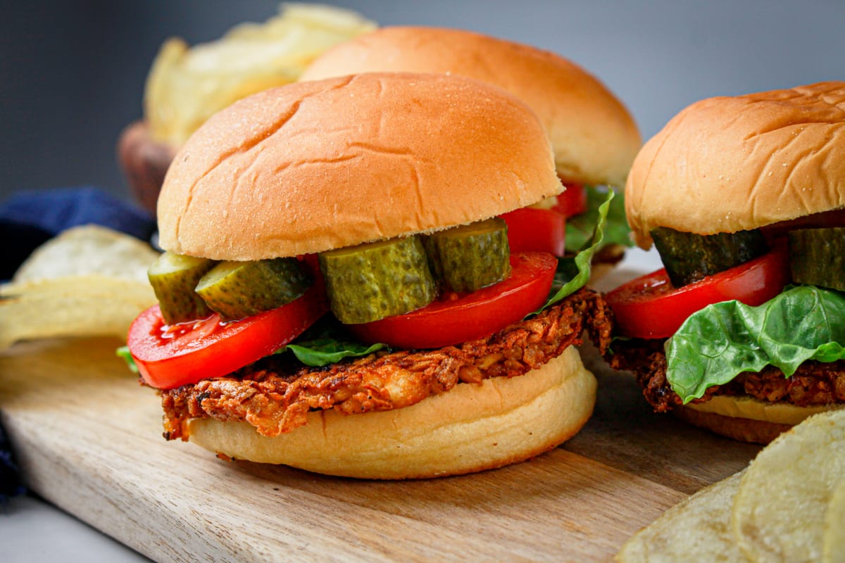 Crispy Smash Burger Tofu