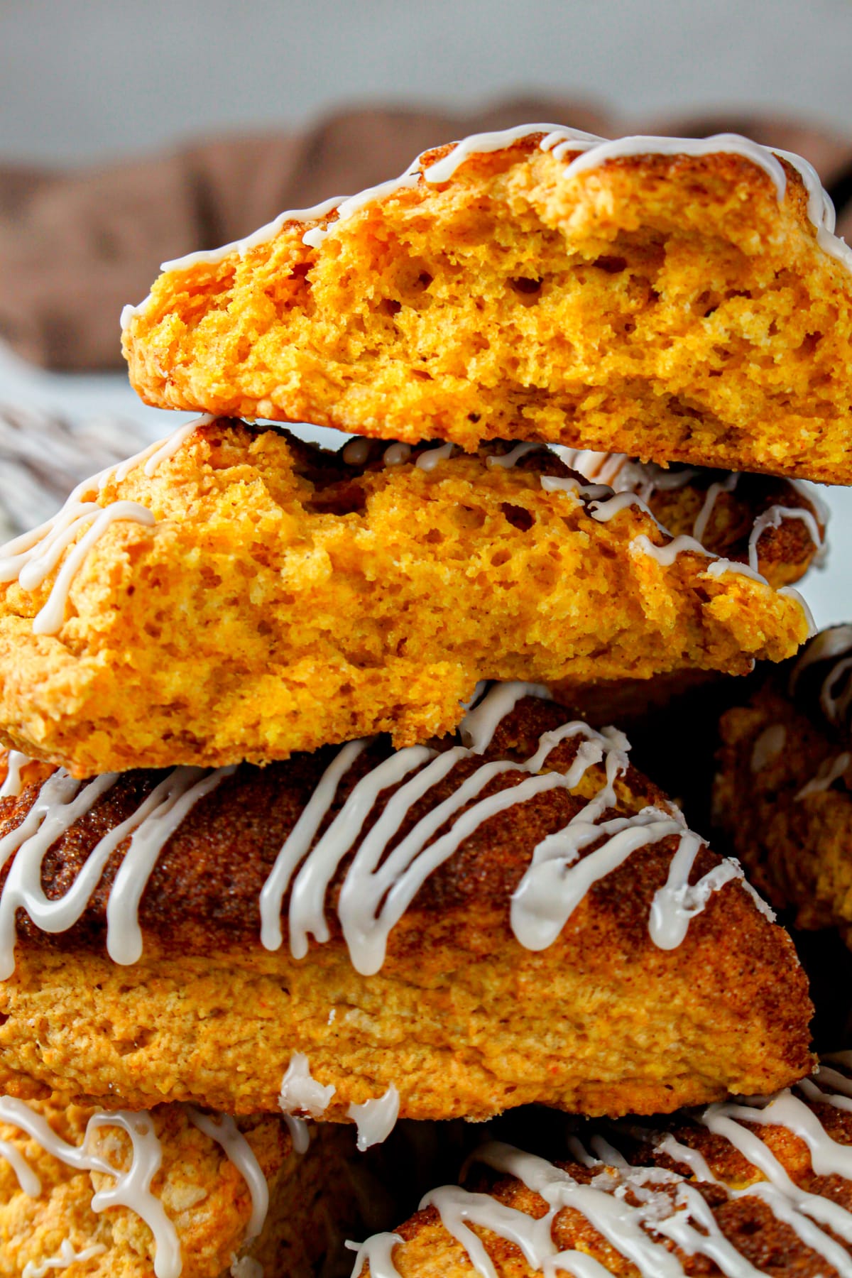 Quick Pumpkin Spice Scones with Brown Sugar Crunch
