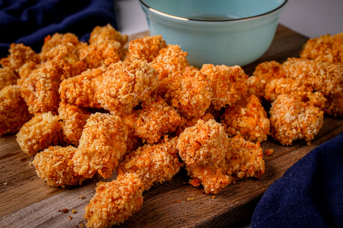 Crispy Baked Tofu Nuggets (Oven & Air Fryer)