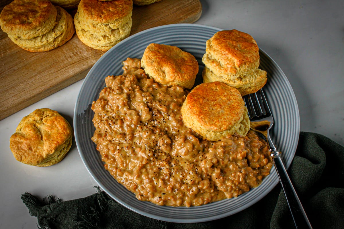 High-Protein Vegan Sausage Gravy (Dairy-Free & Nut-Free)