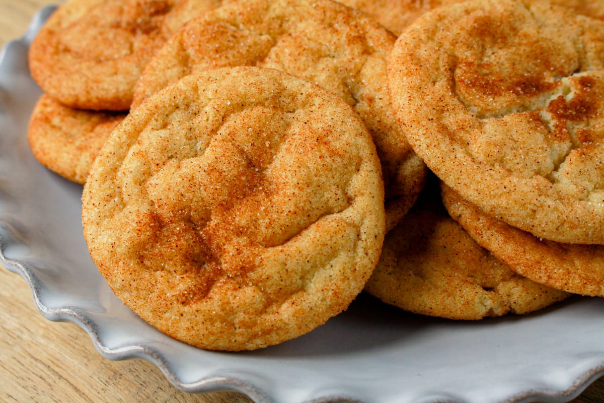 Vegan Snickerdoodle Cookies (Nut-Free, Dairy-Free, Egg-Free)