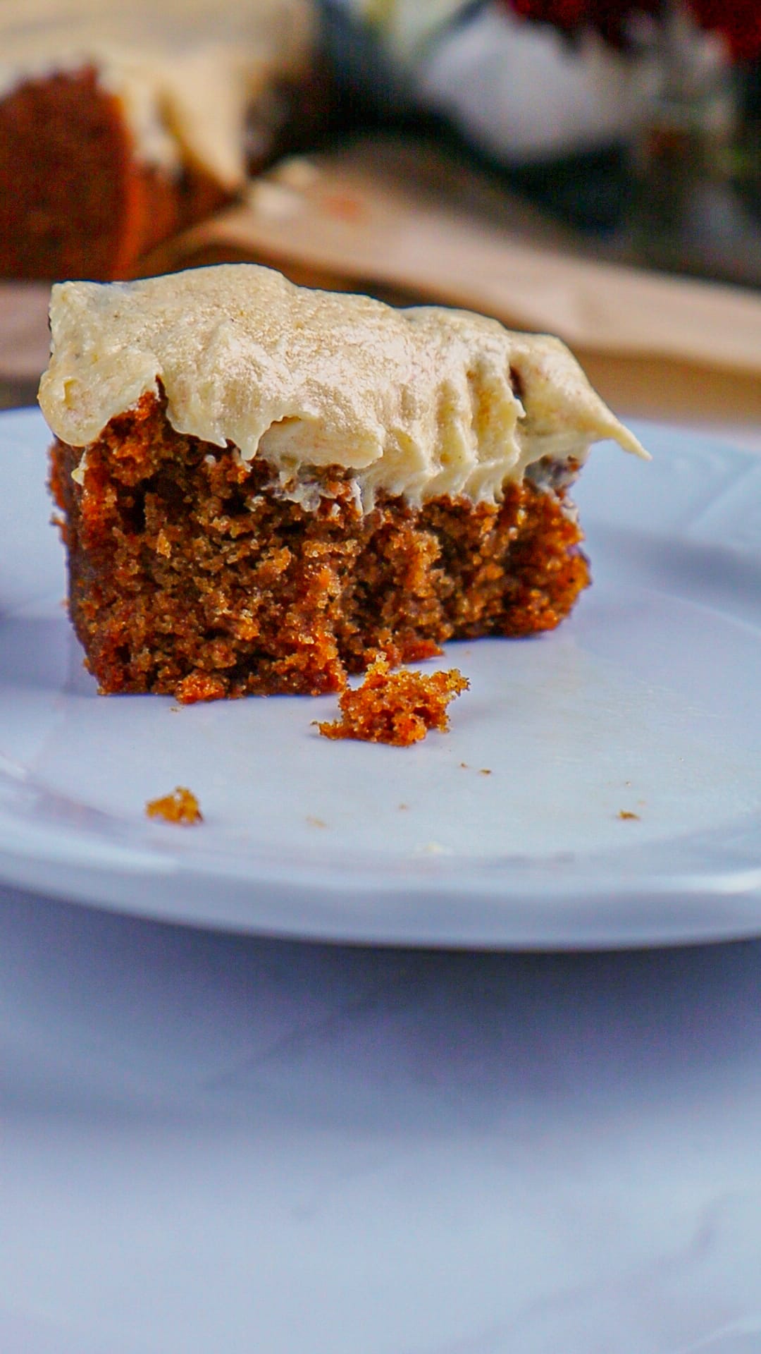 Pumpkin Spice Cookie Bars with Pumpkin Butter Frosting
